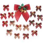 Банты из джутовой мешковины с колокольчиками, 5 шт., 2022