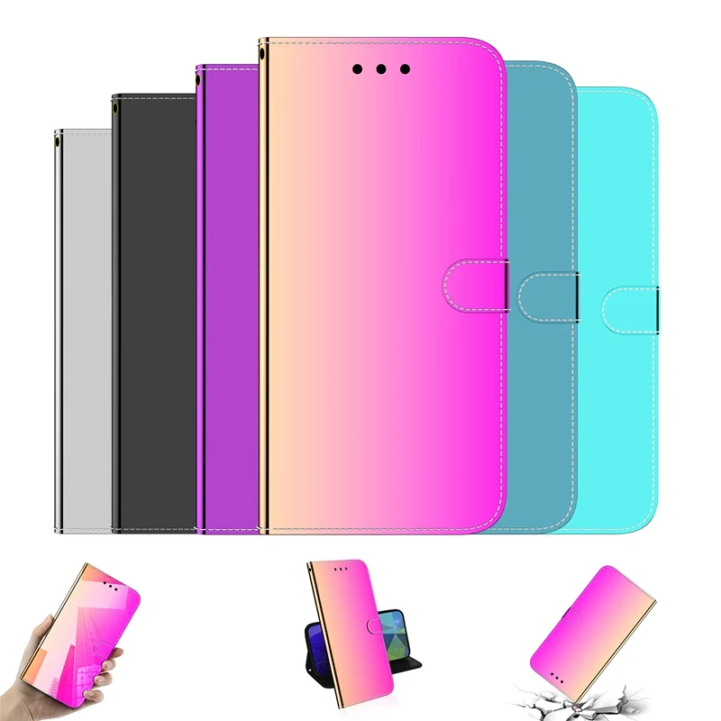 Роскошный зеркальный кожаный чехол-кошелек для iPhone XS XR XI X 10 5S 5 6 6S 7 8 Plus чехол 11 Pro Max