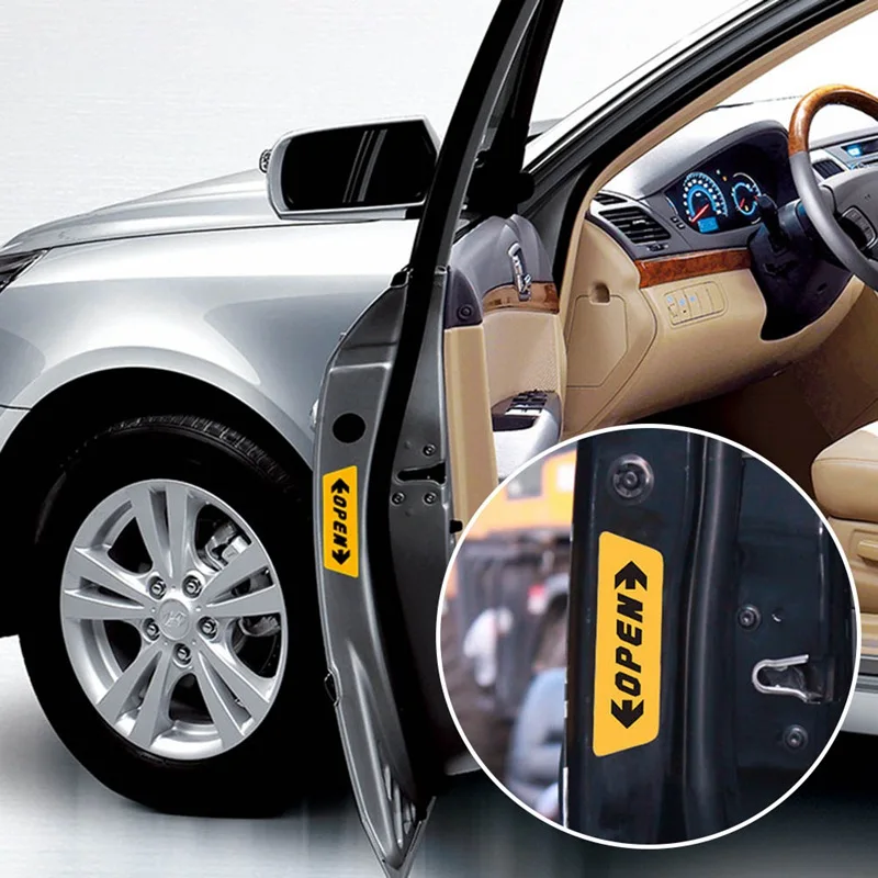 Предупреждение ющий знак наклейки на дверь в ночное время для civic 2014 clio passat b5 focus mk2