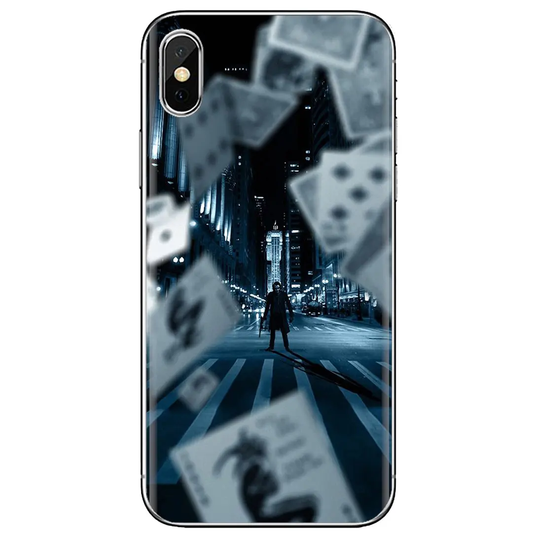Для iPhone 10 11 12 Pro Mini 4S SE 5C 6 6S 7 8 X XR XS Plus Max 2020 черный-рыцарь-C-Бэтмен-Джокер-темный