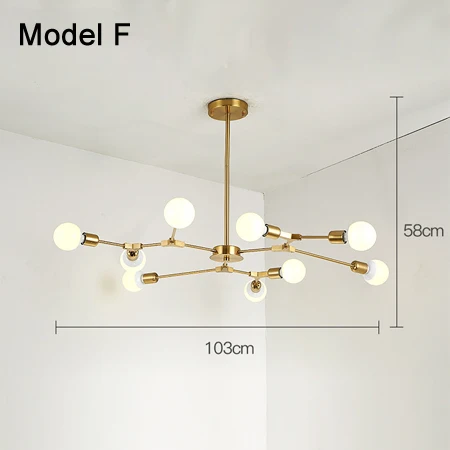 

Kinwope Скандинавская молекулярная люстра