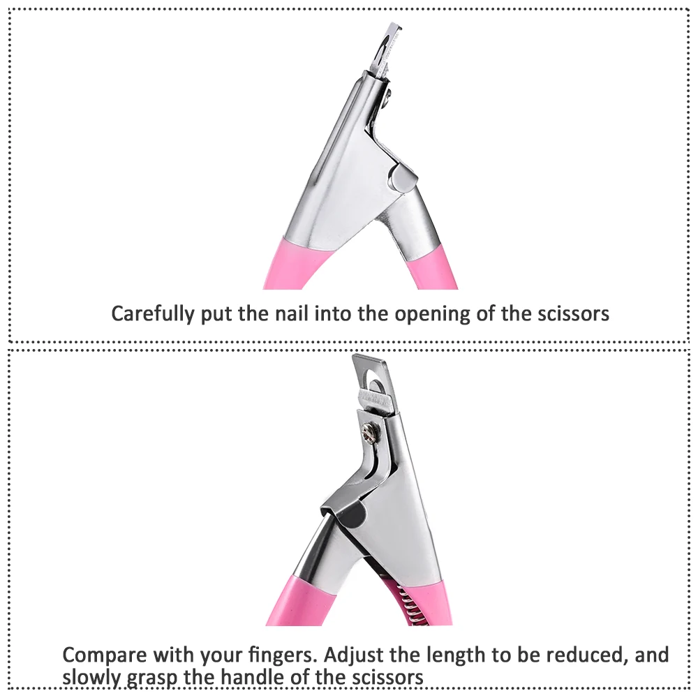 

Professional Nail Art Clipper Type U One Word False Tips Edge Cutter Nail Clipper Toe Nail File Foot Care Pedicure Nail Art Tool