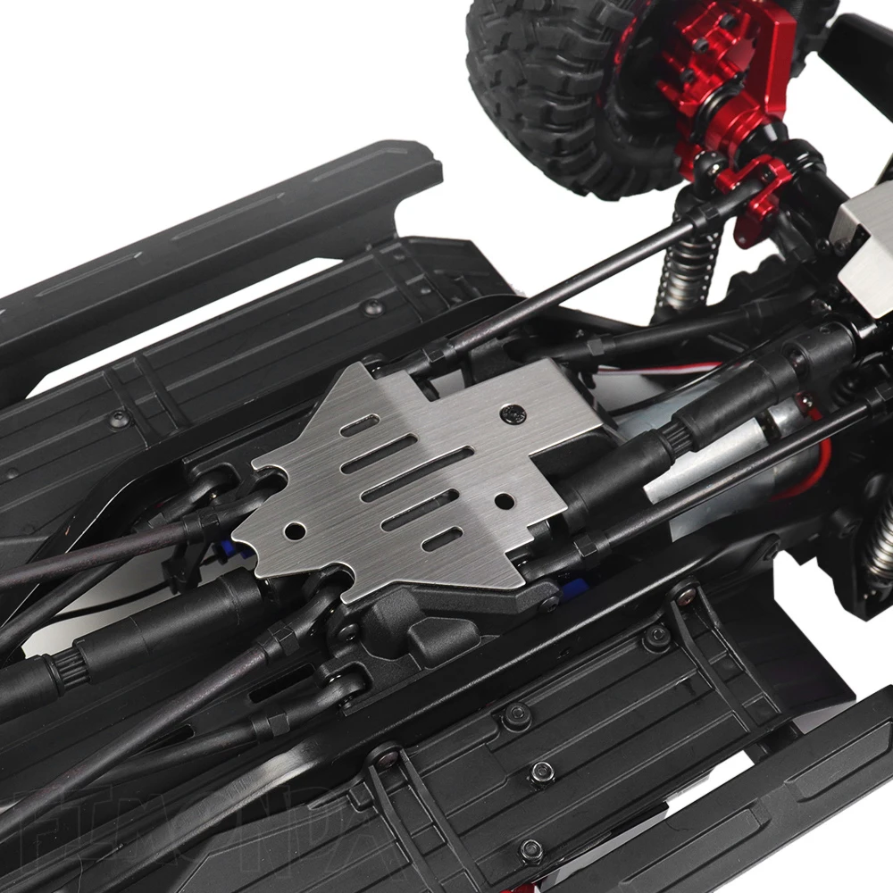 Нержавеющая сталь TRX4 шасси бронированный бампер мост протектор