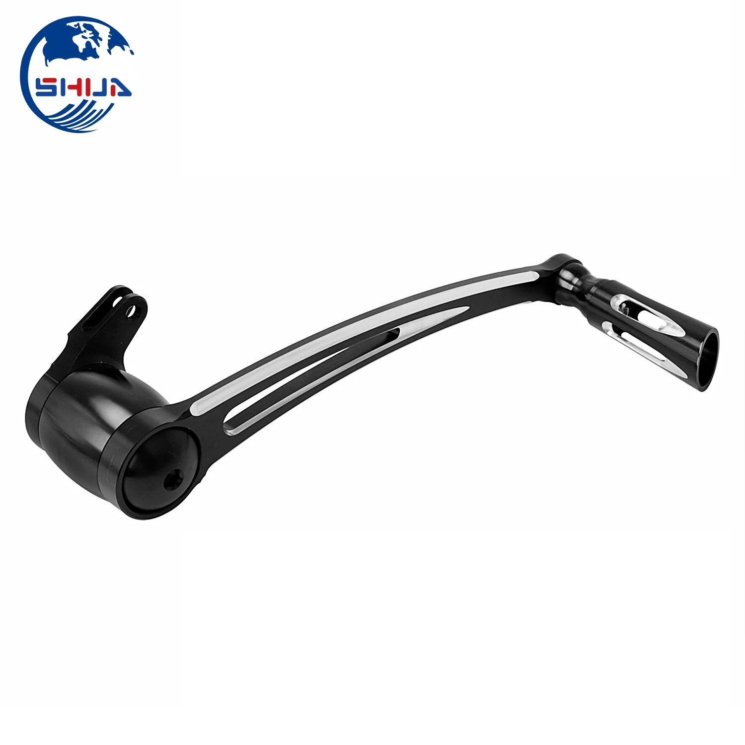 Черный режущий рычаг тормоза CNC с педалью W/ Peg Для Harley FLT FLHX FLHT FLHR FLTR FLHTCUTG 2014 - 2017 |