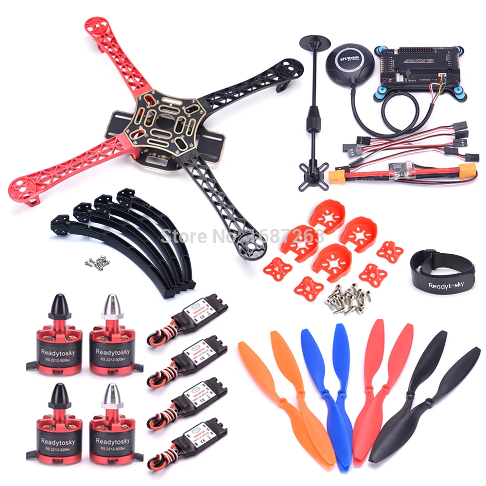 Комплект рамок для квадрокоптера F450 450 мм и плата контроллера полета APM2.8 / Naza M Lite с