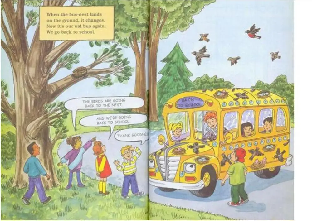 5-10 year Children's English Learning book early education picture The Magic School Bus help child be reader 20pc/set | Канцтовары