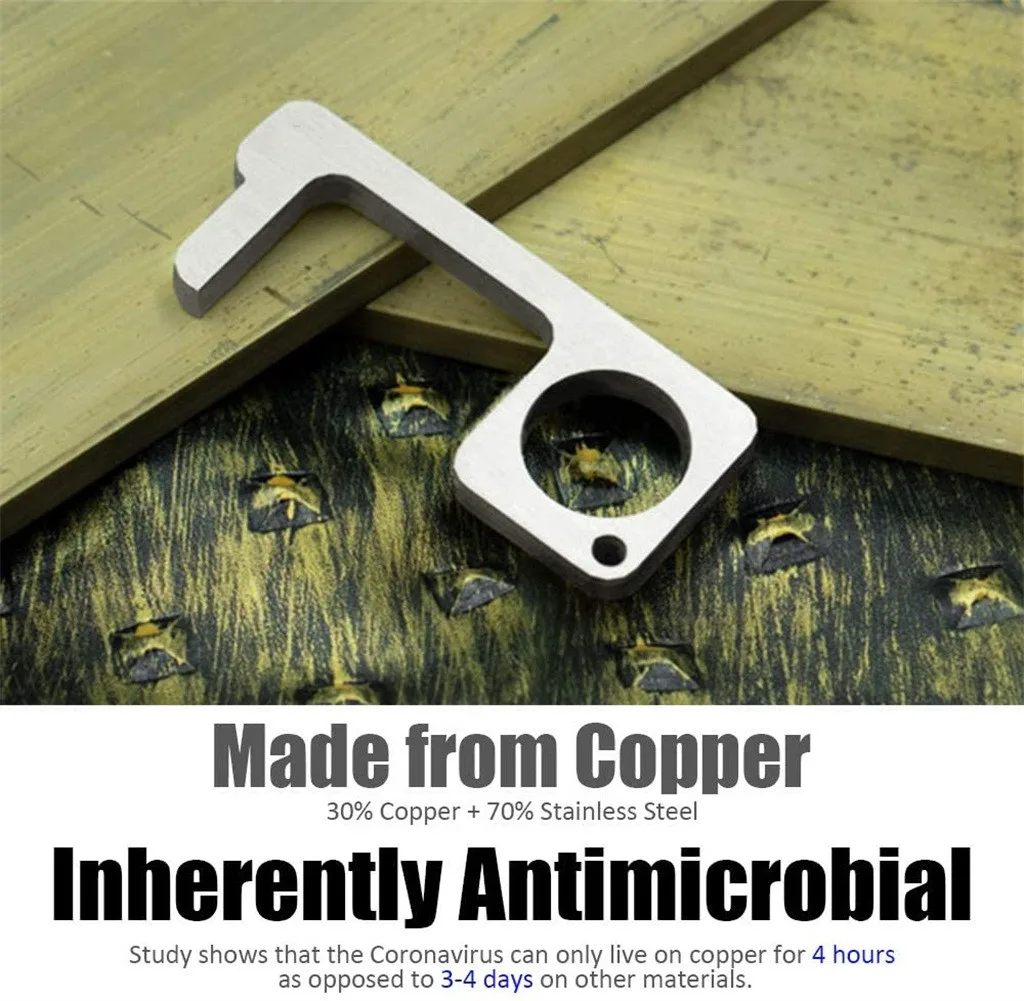 1 шт. ручной антимикробный Открыватель и стилус для повседневного