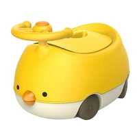 potty toddler toilet potty chair car steering wheel shape equipped with strong and comfortable handle and splash plate