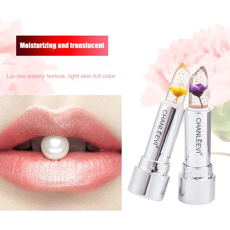 Long-Lasting Moisturizing Lip Balm Jelly Flower Color Changing Lipstick Starry Rainbow Elegant Temperament Charming And Generous | Красота и