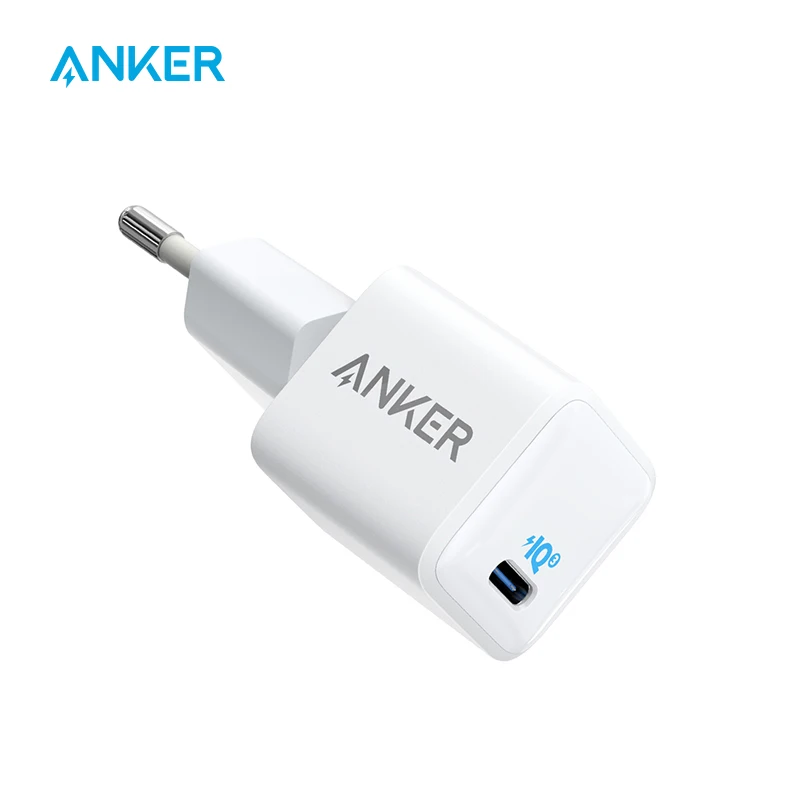 

Anker Nano 20W Charger for iPhone, PowerPort III PIQ 3.0 Durable Compact Fast Charger, USB-C Charger for iPhone 12 series