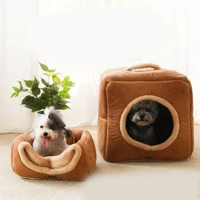 Квадратное складное сезонное гнездо для домашних животных кровать собаки ручная