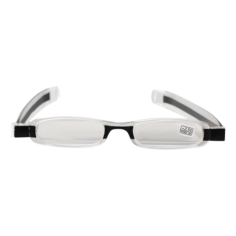 

Upgraded 360 Degree Rotation Reading Glasses Ultraportability Mini Slim Folding Eyeglass Spectacles for Old Man Grandmother