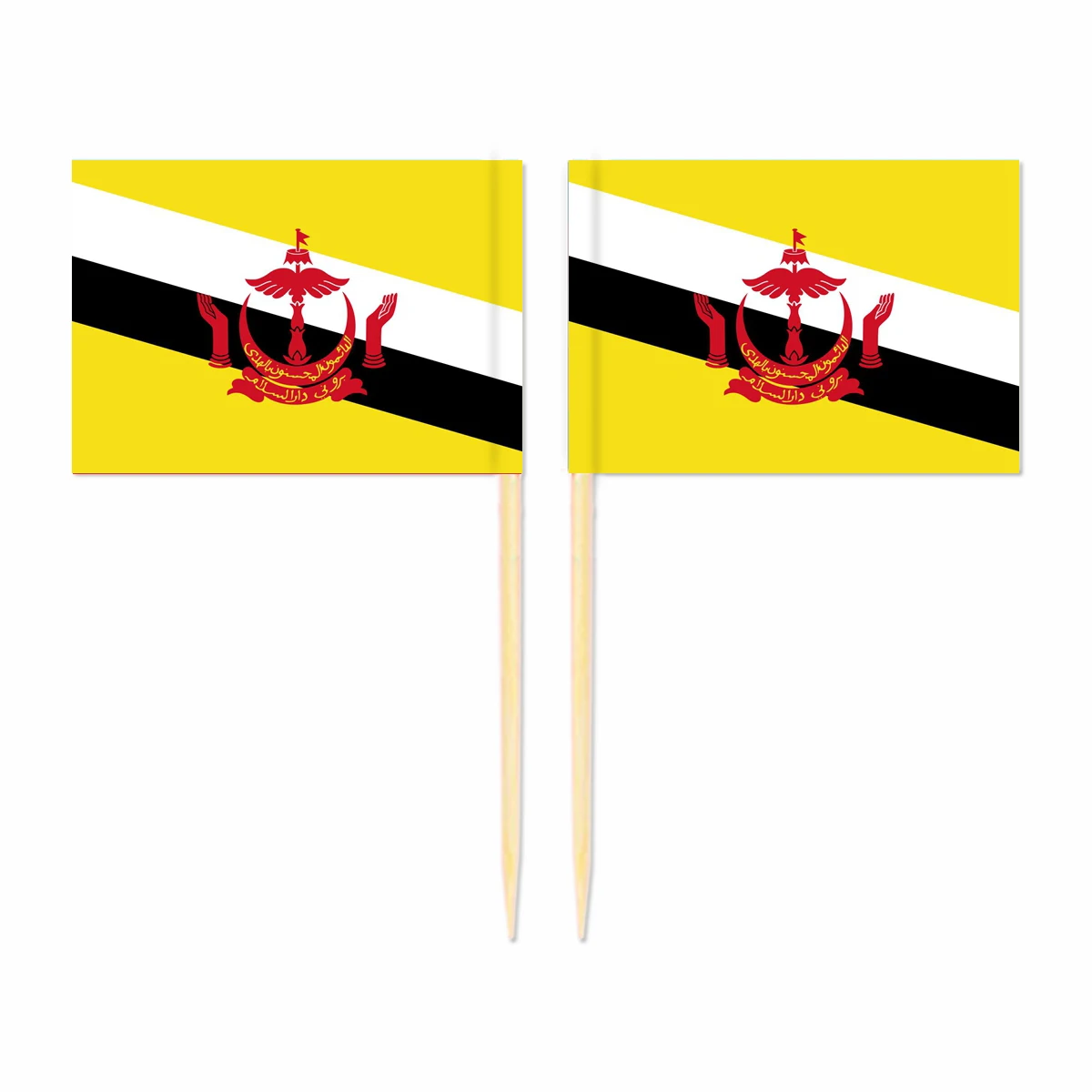 Брунейский флаг зубочисток x см топпер для торта праздничный кекс свадебные