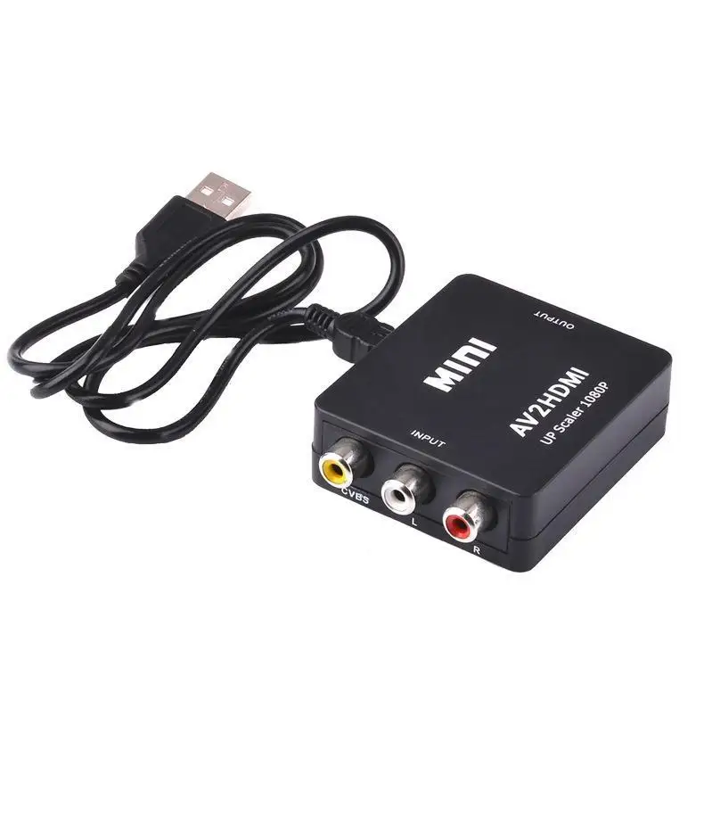

Переходник RCA/HDMI 1080P MINI AV2 CVBS