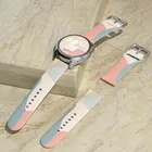 Ремешок силиконовый для Samsung Galaxy watch 4 ClassicActive 246 мм42 мм Gear S3, браслет с принтом Huawei GT22e3Pro, 2022 мм