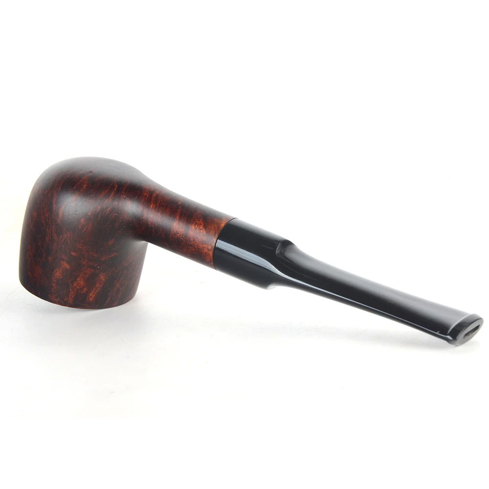 Трубы Briar курительная труба для табака гладкая отделка 9 мм фильтр прямая форма