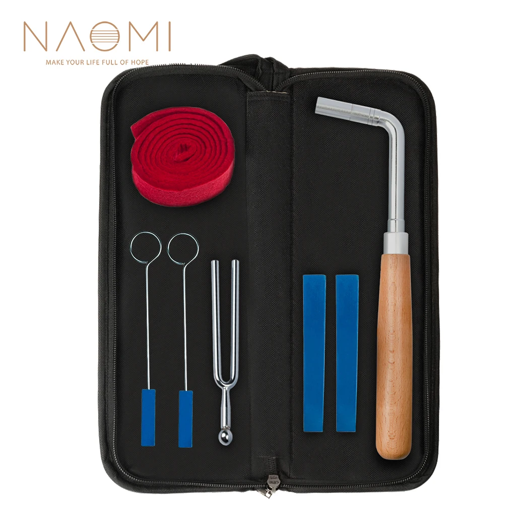 Naomi Piano Tuning Kit W/Piano Tuning Hammer прямой мягкий клен ручка пианино тюнинг Рычажные Инструменты Набор Mute Hammer DIY Набор
