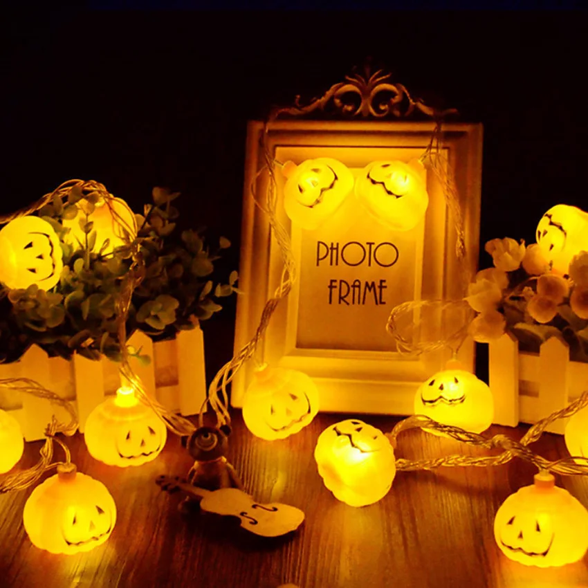 

Light Halloween Lights 6M 40LED Halloween Pumpkin LED String Lights Garden Home Party Decoration Holiday String