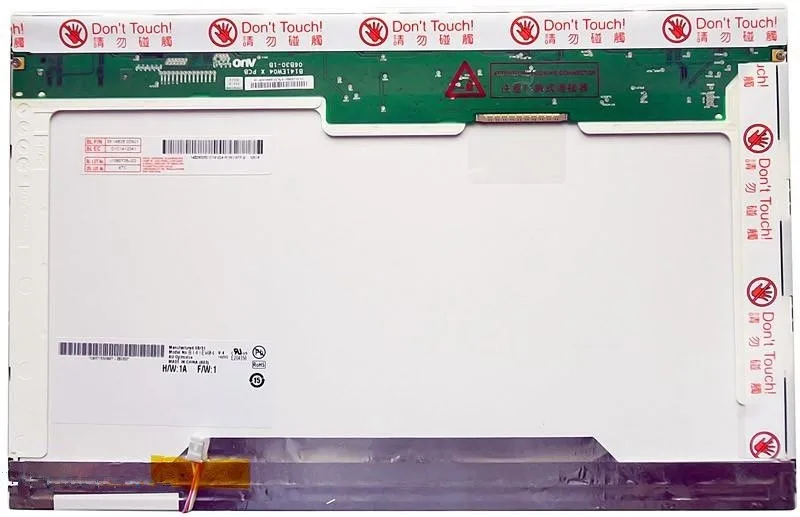 Матрица для B141EW04 v.4 Диагональ 14.1 1280x800 (WXGA) AU Optronics (AUO) Глянцевая Ламповая (1 CCFL) -