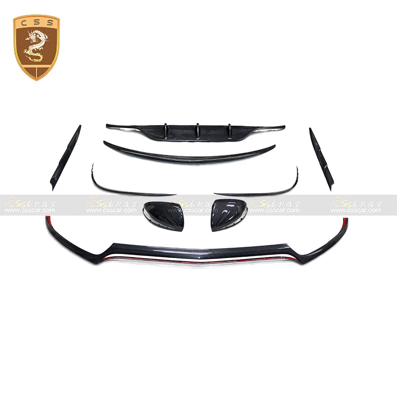 Комплект для сухого корпуса из углеродного волокна CSSYL класса C W205 зеркальная