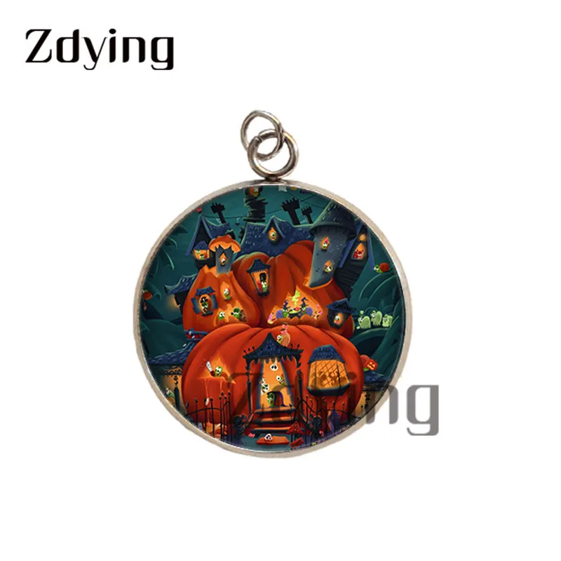 2 шт. круглые стеклянные подвески с изображением животного летучая мышь кошки