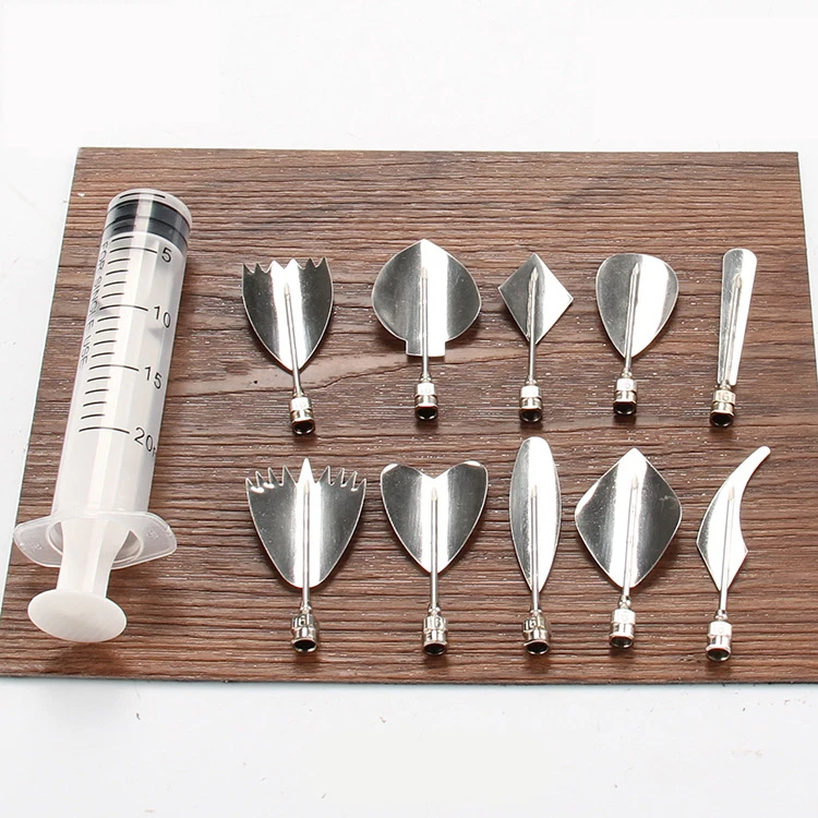 11 шт./компл. 3D насадка на шприц сопло желе цветы художественные инструменты Желе