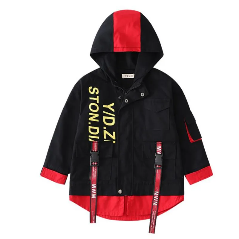 

Boy's coat in autumn new middle and big children's handsome windbreaker in spring and Autumn