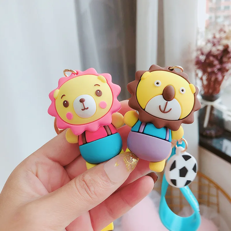 Милый брелок со львом кукла креативный мультяшный китайский дракон сумка кулон