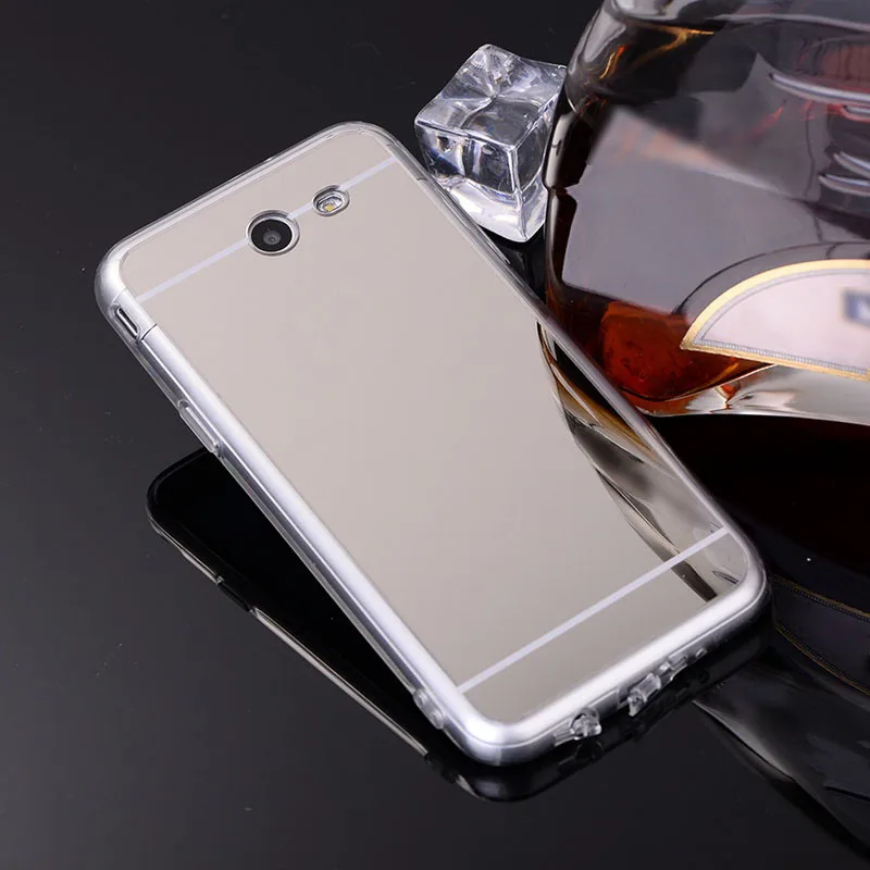 Зеркальный ТПУ чехол для Samsung Galaxy J3 J5 J7 Pro 2017 Note 8 9 10 Plus J327 J727 J530 J730 с гальваническим
