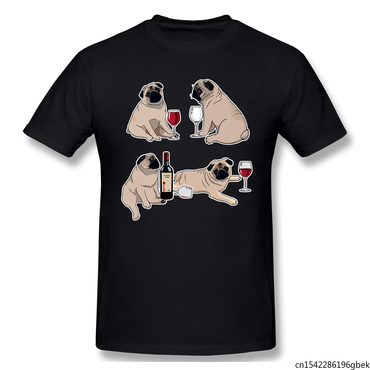 

Bull Dog Wine Dog Lover Noverly Men's T-Shirt