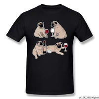 bull dog wine dog lover noverly mens t shirt