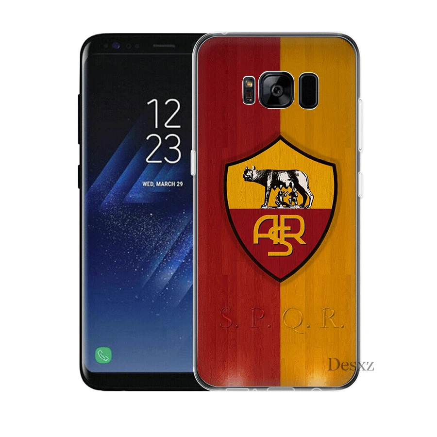 Мобильный чехол для телефона для samsung A3 A5 A6 A7 A8 A9 A10 A20 A30 A40 A50 A60 твердый переплет «Рома» логотип