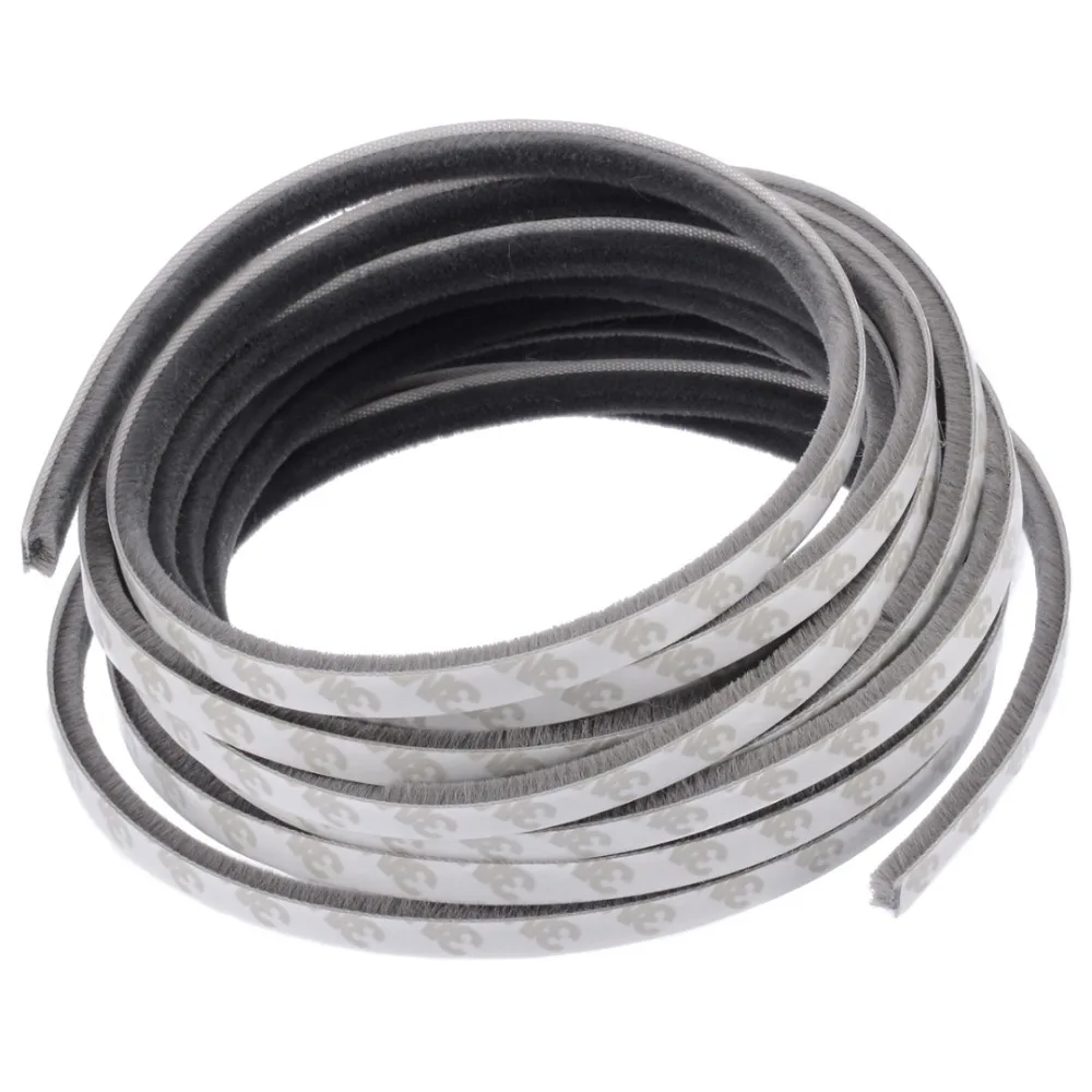 Самоклеящаяся ветрозащитная уплотнительная щетка лента для звукоизоляции окон