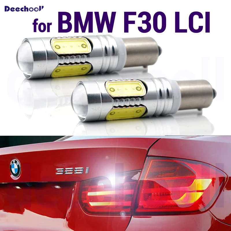 Bombillas LED de marcha atrás para BMW Serie 3, lámparas de repuesto BAY9S H21W 64136 COB, para BMW Serie 3 LCI F30 2016-2019, 2 piezas