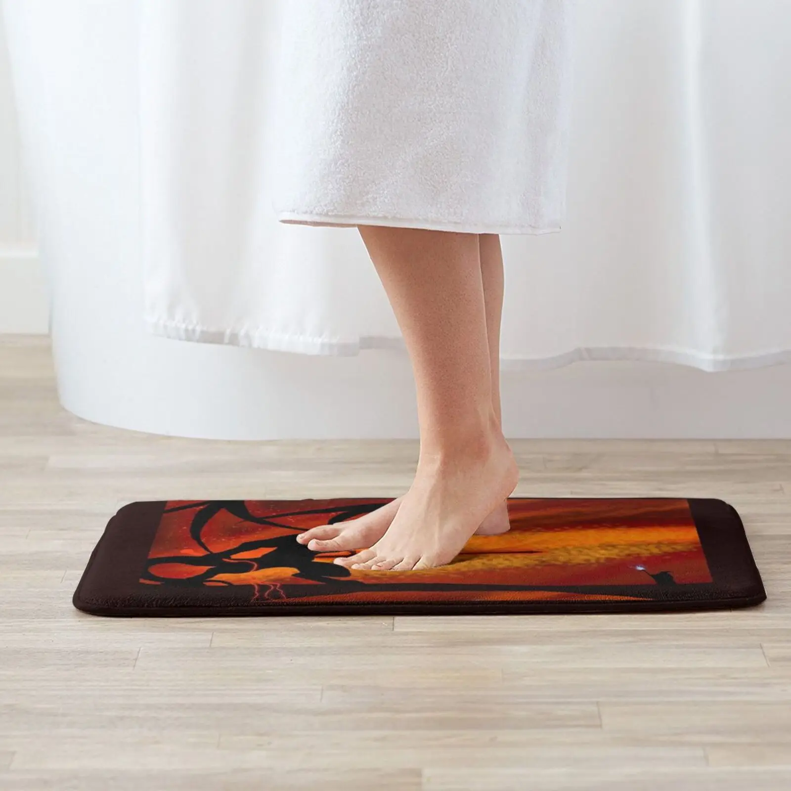 Коврик коврик подушка мягкий нескользящий с изображением волшебной волны от зла