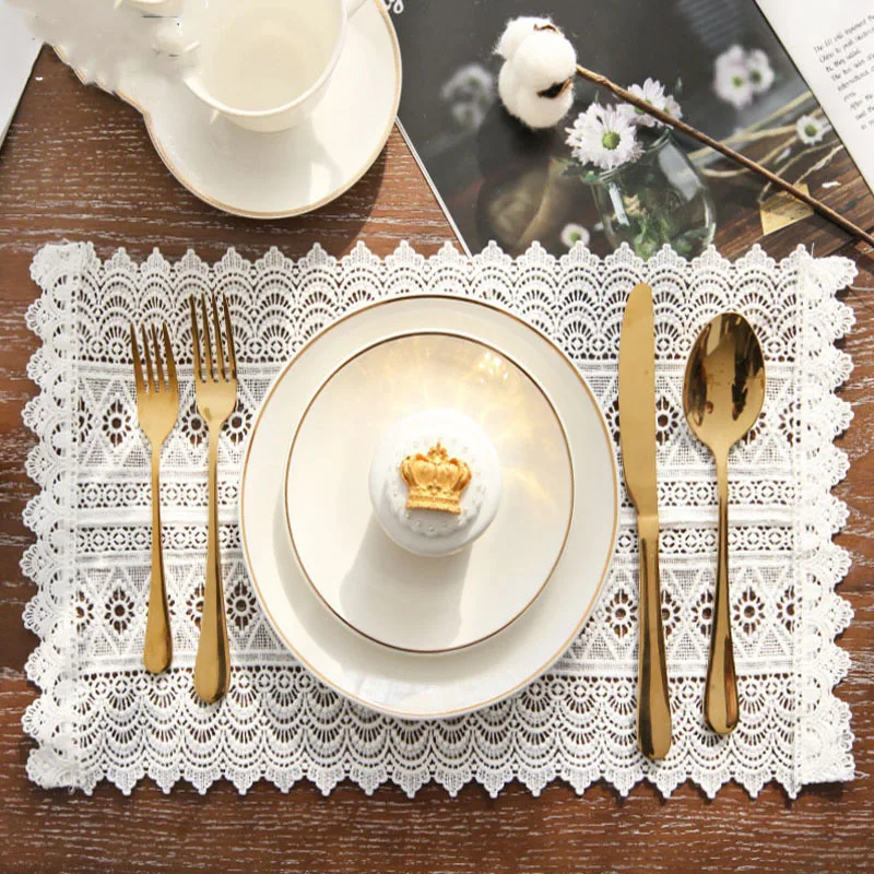 

Classical Nordic ins lace table runner weaving retro table flag tea table runner tablecloth flag