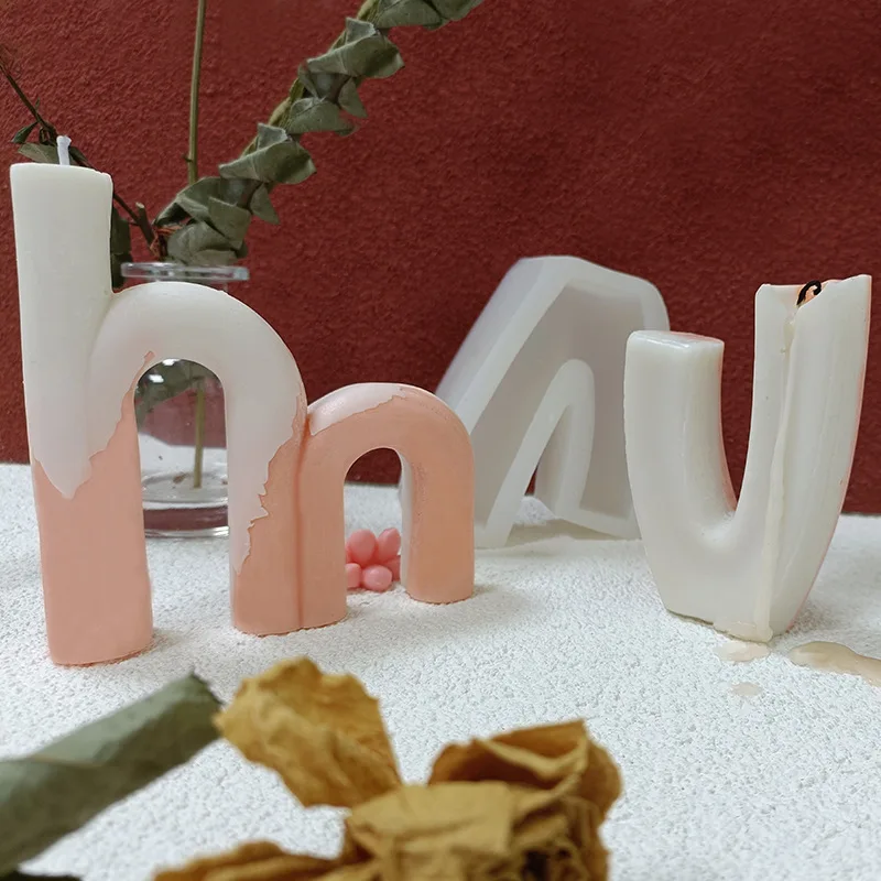 3D креативная художественная форма для воска Геометрическая силиконовая свечи