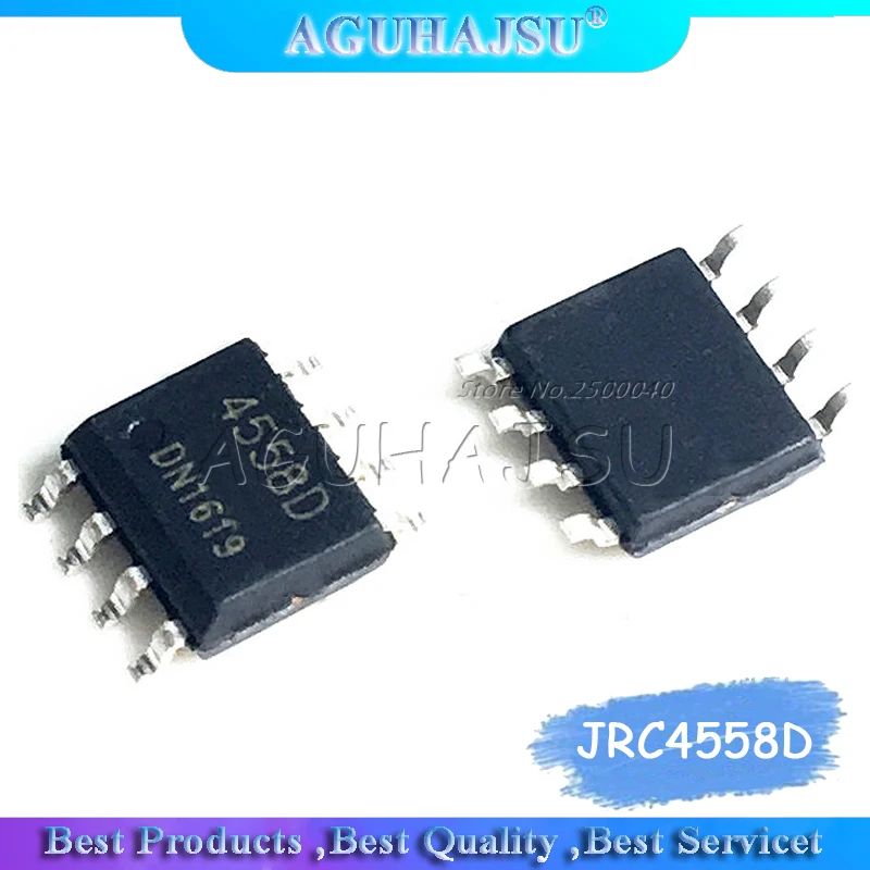 100 шт./лот JRC4558D SOP 8 NJM4558D 4558 SMD 4558D JRC44558 Dual OP AMP|10 pcs| |