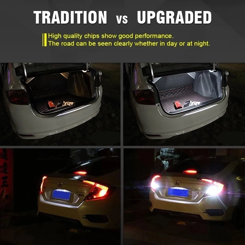 2 шт. автомобильные светодиодсветодиодный лампы T25 P27W 12SMD 3156 лм 3535 | Автомобили и