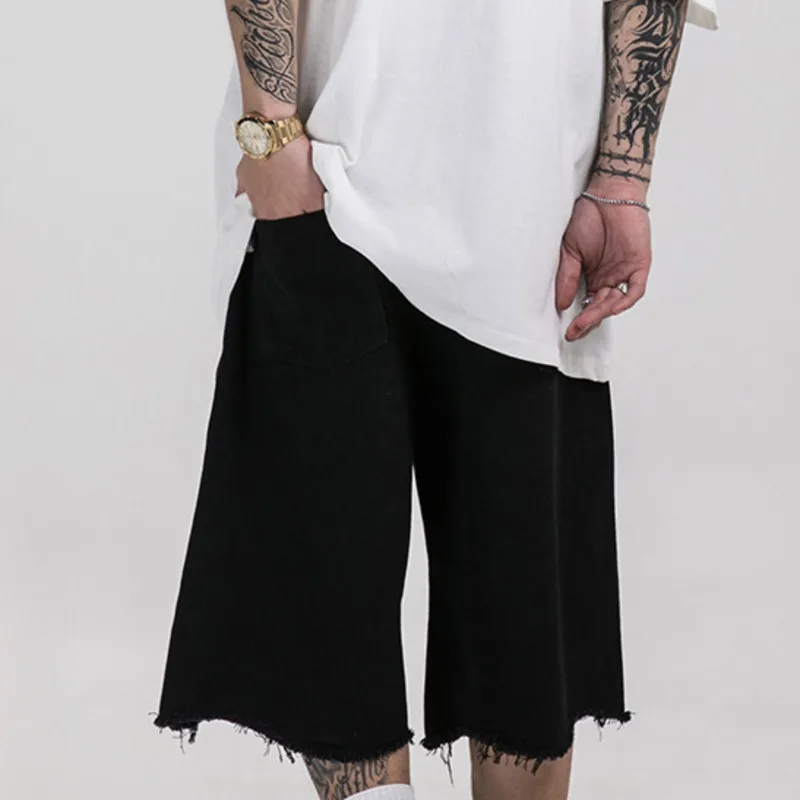 Шорты IEFB мужские с вышивкой повседневные штаны до колена буквенным принтом