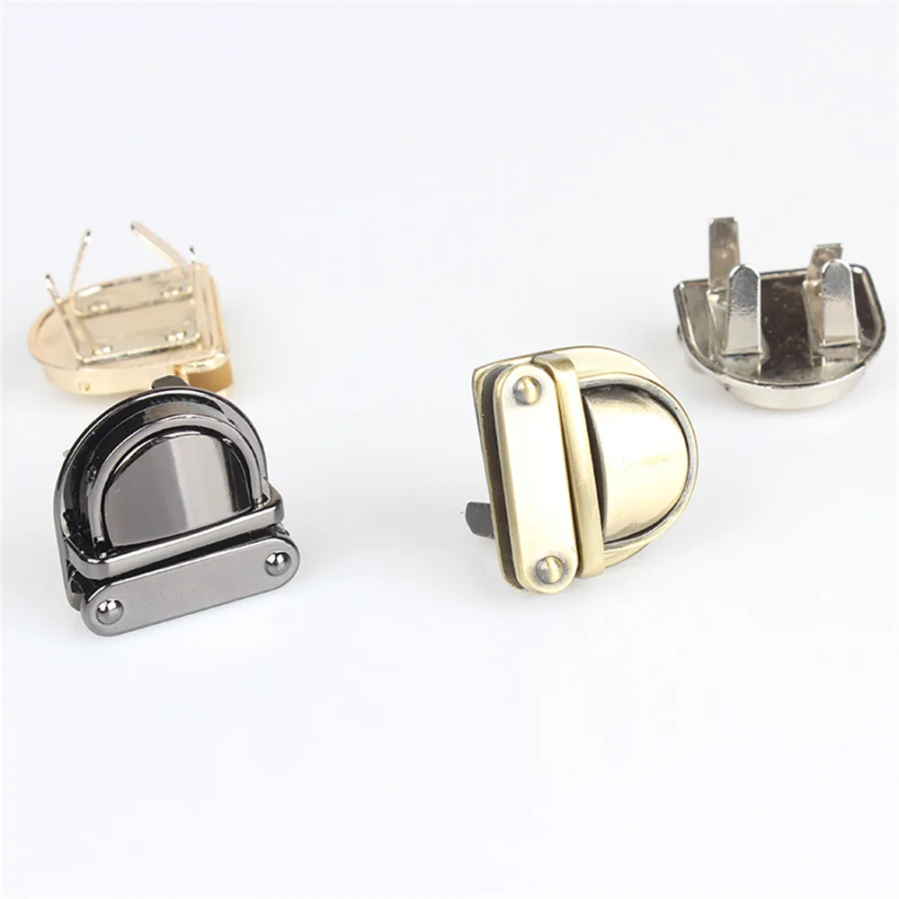 1 шт. винтажная металлическая застежка закручивающийся замок круглой формы для