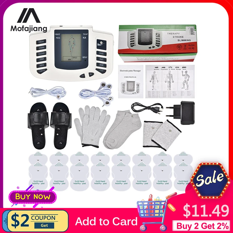 EMS тела электрический стимулятор мышц тенсовый Массажер для похудение