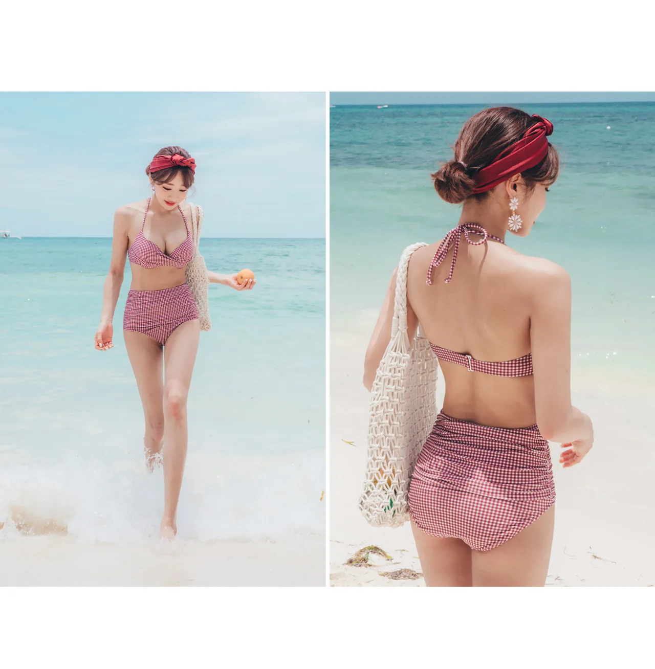 Новинка 2020 японские и корейские модные весенние пляжные купальники с маленькой