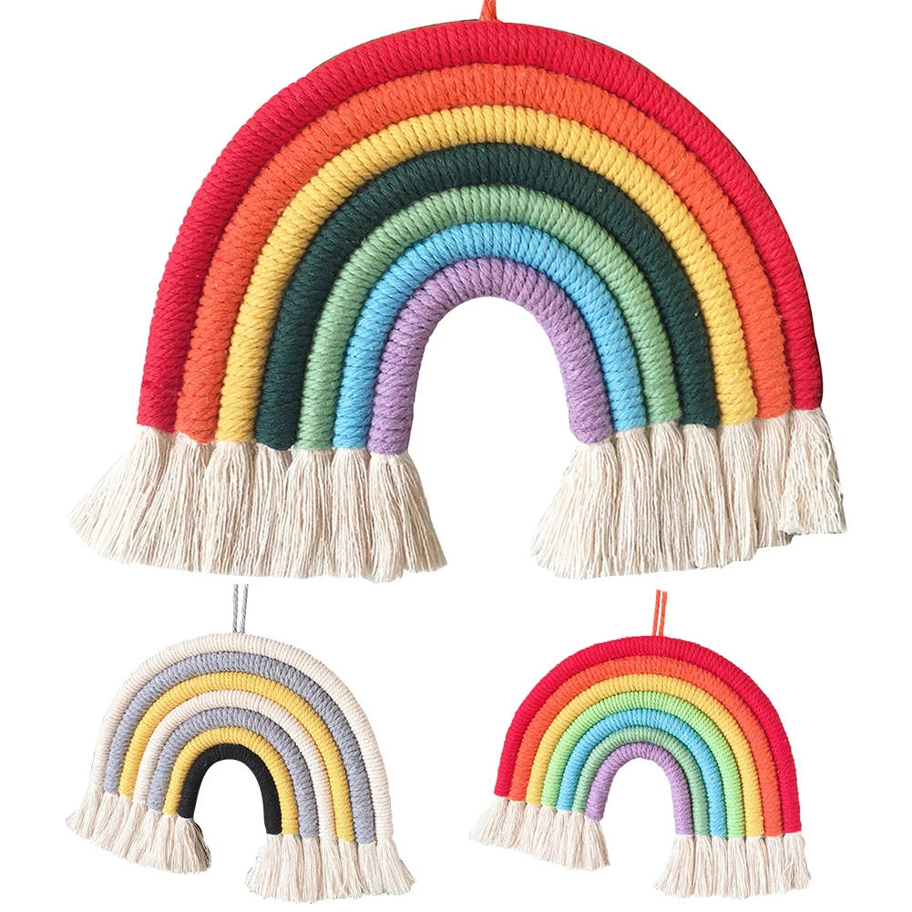 

Nordic Kids Room Rainbow Hanging Decoration Rainbow Wall Hanging Decor Scandinavian Kids Room Decoration Accessories Room Decor