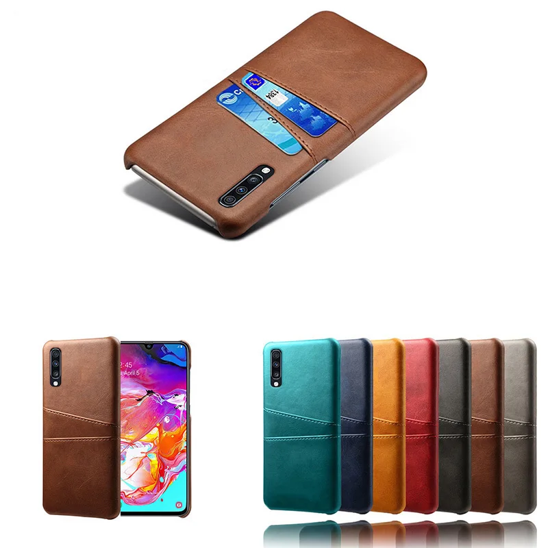 BONVAN Роскошный кожаный чехол для Samsung Galaxy A10s A20s A30s A50s жесткий A10e A20e Ретро Держатель