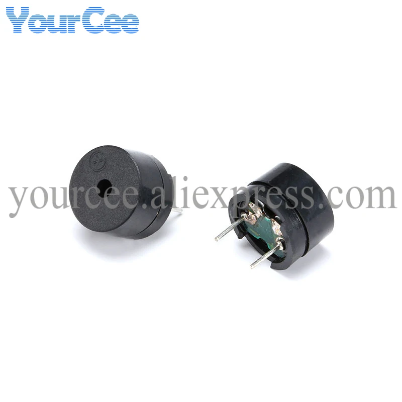 10pcs Universal Passive Buzzer Electromagnetic Impedance 16 Ohms 16Ω AC 2KHz 3V 5V 12V Buzzers Speaker | Электронные компоненты