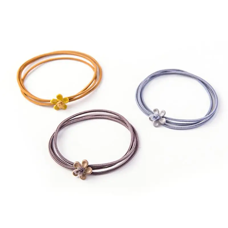 

Лидер продаж, 1 шт. волосы канатная Резиновая лента для волос кольцо кожаный чехол головной канат женский галстук-бабочка веревкой Детские а...