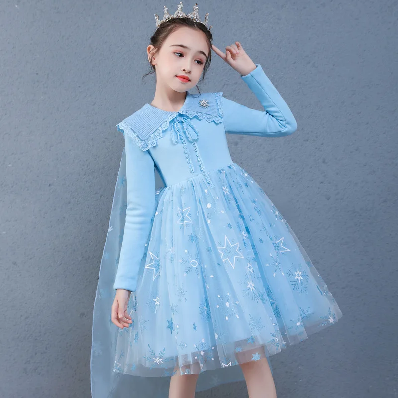 

Baby Girls Long Sleeves Dress Winter Autumn Kids Polka Dots A-line Dress Birthday Party Ball Gown Children Baby Girls Clothing