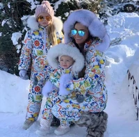 super real fur 2019 winter jumpsuit women white duck down jackets womens ski suit down jacket outdoor suit outerwear ski suit