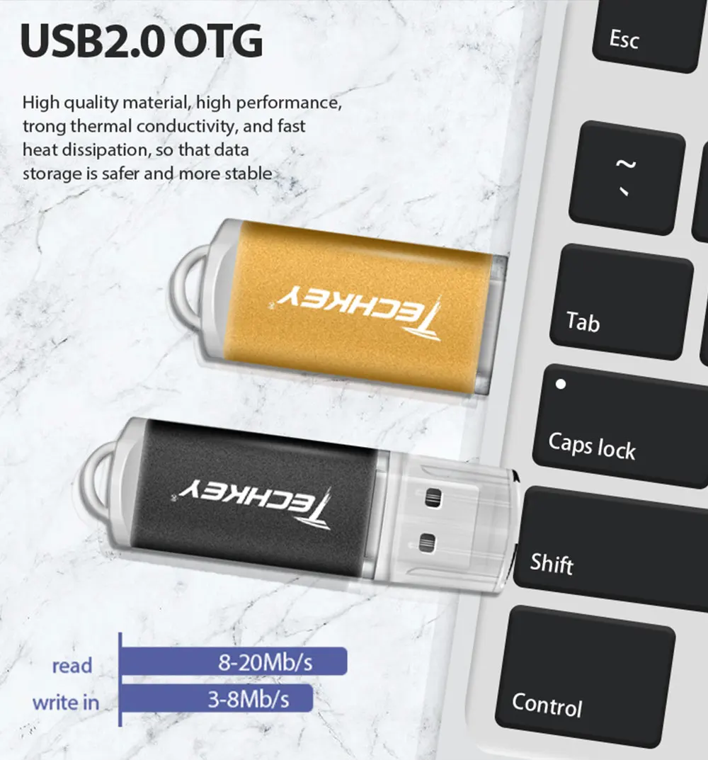 Techkey usb falsh drive 16 ГБ 32 ГБ 8 ГБ 4 ГБ флешка usb2.0 memory stick реальная емкость usb pen drive флешка usb cle